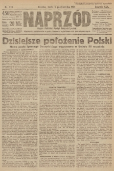 Naprzód : organ Polskiej Partyi Socyalistycznej. 1921, nr 224