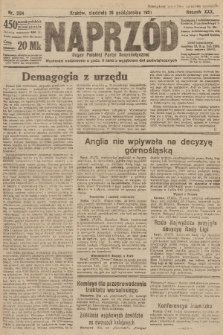 Naprzód : organ Polskiej Partyi Socyalistycznej. 1921, nr 234