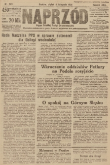 Naprzód : organ Polskiej Partyi Socyalistycznej. 1921, nr 249