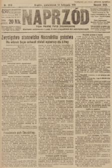 Naprzód : organ Polskiej Partyi Socyalistycznej. 1921, nr 258