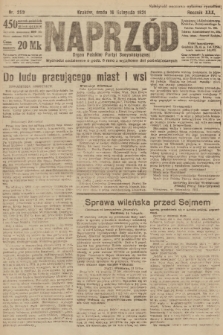 Naprzód : organ Polskiej Partyi Socyalistycznej. 1921, nr 259