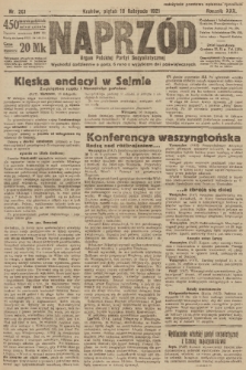 Naprzód : organ Polskiej Partyi Socyalistycznej. 1921, nr 261