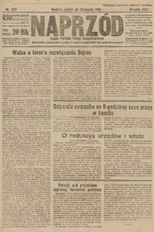 Naprzód : organ Polskiej Partyi Socyalistycznej. 1921, nr 267