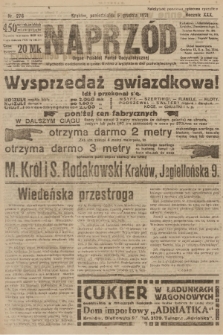 Naprzód : organ Polskiej Partyi Socyalistycznej. 1921, nr 276