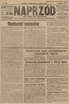 Naprzód : organ Polskiej Partyi Socyalistycznej. 1921, nr 281