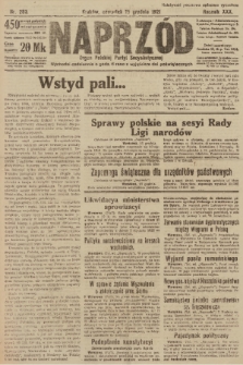 Naprzód : organ Polskiej Partyi Socyalistycznej. 1921, nr 283