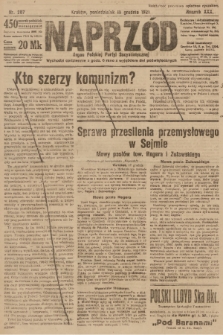 Naprzód : organ Polskiej Partyi Socyalistycznej. 1921, nr 287 [nakład skonfiskowany]