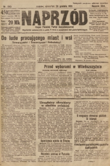 Naprzód : organ Polskiej Partyi Socyalistycznej. 1921, nr 293