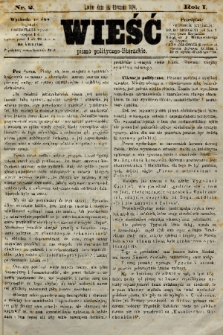 Wieść : pismo polityczno-literackie. 1874, nr 2