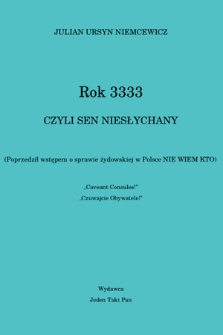 Rok 3333 czyli Sen niesłychany