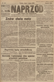 Naprzód : organ Polskiej Partyi Socyalistycznej. 1922, nr 49