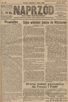 Naprzód : organ Polskiej Partyi Socyalistycznej. 1922, nr 50