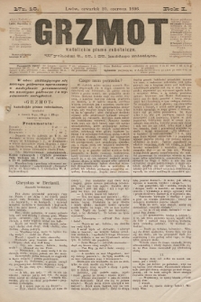 Grzmot : katolickie pismo robotnicze. 1896, nr 16