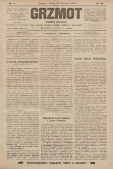 Grzmot : tygodnik robotniczy : Organ Związku krajowego katolicko-robotniczych stowarzyszeń. 1898, nr 4
