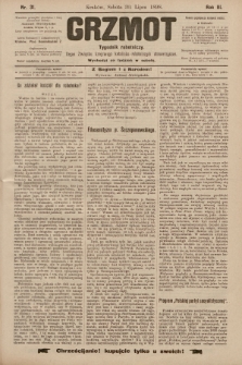 Grzmot : tygodnik robotniczy : Organ Związku krajowego katolicko-robotniczych stowarzyszeń. 1898, nr 31