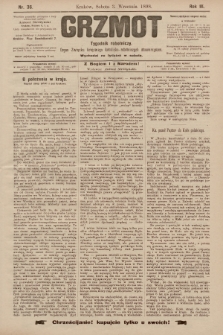 Grzmot : tygodnik robotniczy : Organ Związku krajowego katolicko-robotniczych stowarzyszeń. 1898, nr 36