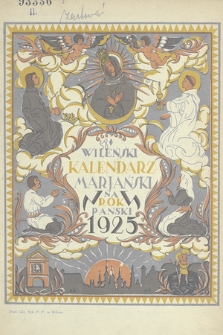 Wileński Kalendarz Marjański na Rok 1925