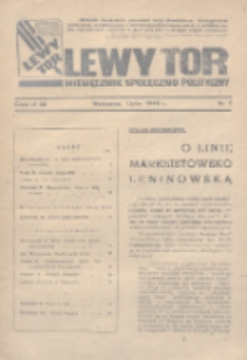 Lewy Tor : miesięcznik społeczno-polityczny. 1948, nr 7