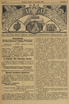 Przegląd Graficzny : Organ Związku Zakładów Graficznych i Wydawniczych na Polskę Zachodnią z siedzibą w Poznaniu. R. 4, 1923, nr 50