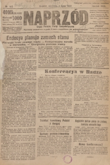 Naprzód : organ Polskiej Partyi Socyalistycznej. 1922, nr 145