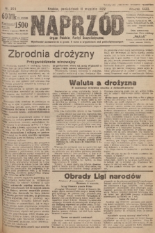 Naprzód : organ Polskiej Partyi Socyalistycznej. 1922, nr 204