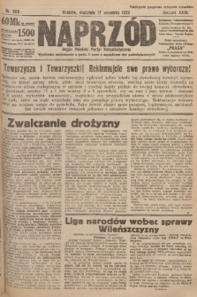 Naprzód : organ Polskiej Partyi Socyalistycznej. 1922, nr 209