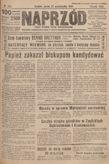 Naprzód : organ Polskiej Partyi Socyalistycznej. 1922, nr 244