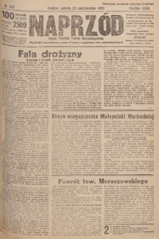 Naprzód : organ Polskiej Partyi Socyalistycznej. 1922, nr 245
