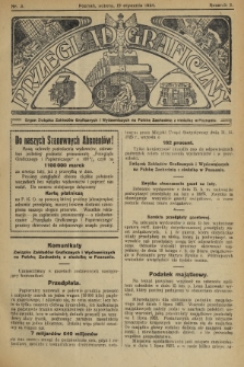 Przegląd Graficzny : Organ Związku Zakładów Graficznych i Wydawniczych na Polskę Zachodnią z siedzibą w Poznaniu. R. 5, 1924, nr 3