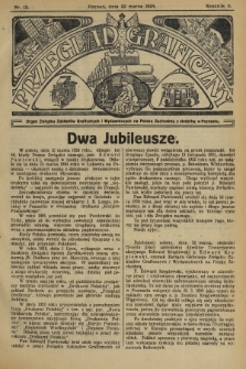 Przegląd Graficzny : Organ Związku Zakładów Graficznych i Wydawniczych na Polskę Zachodnią z siedzibą w Poznaniu. R. 5, 1924, nr 12