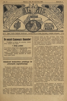 Przegląd Graficzny : Organ Związku Zakładów Graficznych i Wydawniczych na Polskę Zachodnią z siedzibą w Poznaniu. R. 5, 1924, nr 17