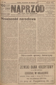 Naprzód : organ Polskiej Partyi Socyalistycznej. 1922, nr 268