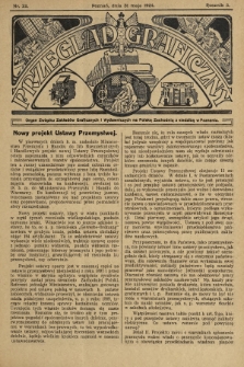 Przegląd Graficzny : Organ Związku Zakładów Graficznych i Wydawniczych na Polskę Zachodnią z siedzibą w Poznaniu. R. 5, 1924, nr 22