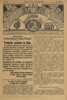 Przegląd Graficzny : Organ Związku Zakładów Graficznych i Wydawniczych na Polskę Zachodnią z siedzibą w Poznaniu. R. 5, 1924, nr 23