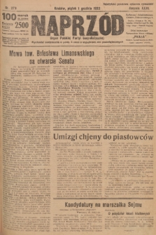 Naprzód : organ Polskiej Partyi Socyalistycznej. 1922, nr 279