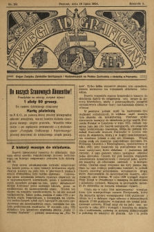 Przegląd Graficzny : Organ Związku Zakładów Graficznych i Wydawniczych na Polskę Zachodnią z siedzibą w Poznaniu. R. 5, 1924, nr 29