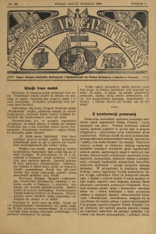 Przegląd Graficzny : Organ Związku Zakładów Graficznych i Wydawniczych na Polskę Zachodnią z siedzibą w Poznaniu. R. 5, 1924, nr 39