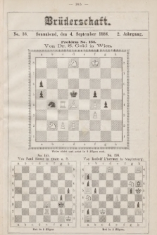 Die Brüderschaft. Jg. 2, 1886, No 36