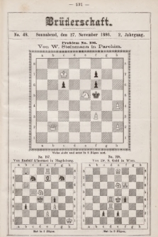 Die Brüderschaft. Jg. 2, 1886, No 48