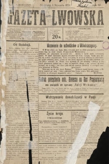 Gazeta Lwowska. 1922, nr 1