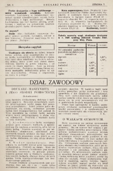Drukarz Polski : organ Stowarzyszenia Drukarzy i Pokrewnych Zawodów Polski Zachodniej. 1928, nr 8