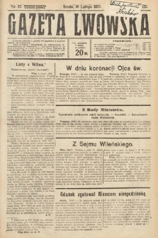 Gazeta Lwowska. 1922, nr 37
