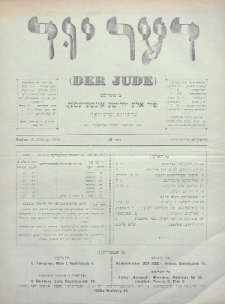 Der Jude. 1900, nr 6