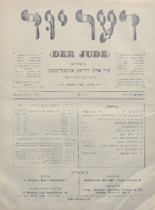 Der Jude. 1900, nr 14