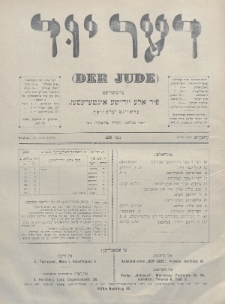 Der Jude. 1900, nr 26