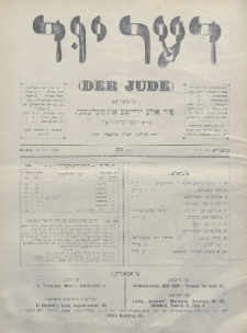 Der Jude. 1900, nr 30