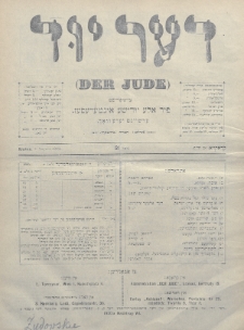 Der Jude. 1900, nr 31