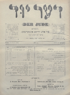 Der Jude. 1900, nr 43