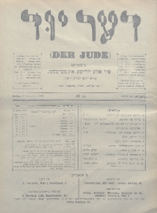 Der Jude. 1900, nr 45