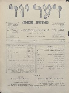 Der Jude. 1900, nr 52